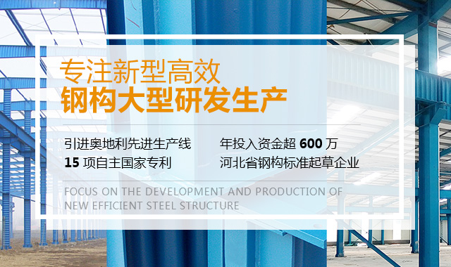 10年专注设计制造钢构建材